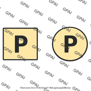 Phosphorus symbol tile