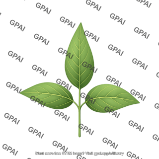 Soybean trifolate leaf lanceolate