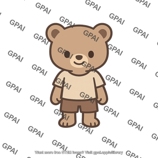 Teddy bear wearing clothes