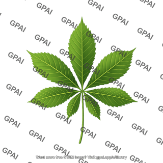 Horse chestnut leaf