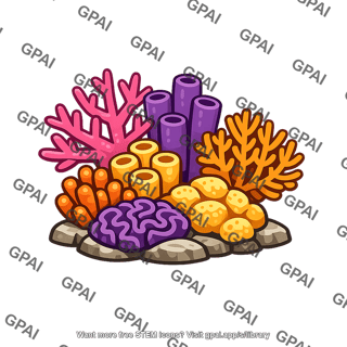 Tropical coral reef