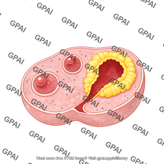 Horse ovary cross section ovulation