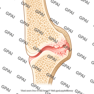 Mouse tibia distal sagital arthritic