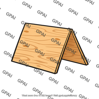 Plywood a frame