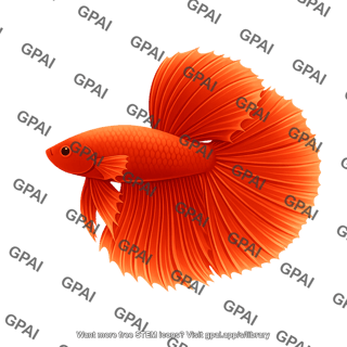 Siamese fighting fish halfmoon betta