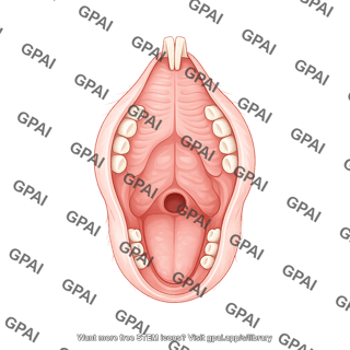 Mouse oral cavity supine