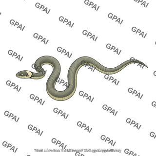 Grass snake natrix natrix