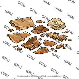 Litter fragmented