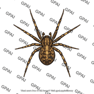 Web building spider
