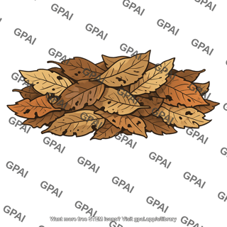 Organic leaf litter