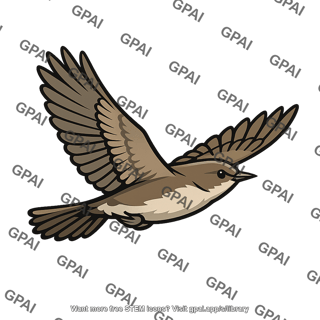 Bird in flight