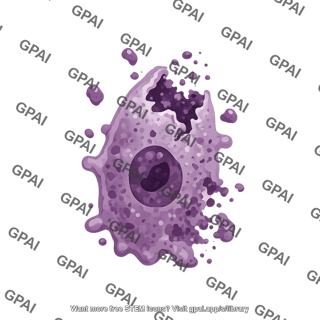 Leishmania amastigote damaged