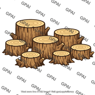 Tree stumps