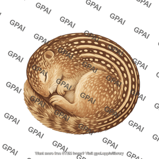 Thirteen lined ground squirrel ictidomys tridecemlineatus hibernating