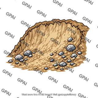 Landslide scar