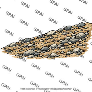Dry rocky slope