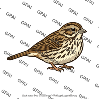 Song sparrow female