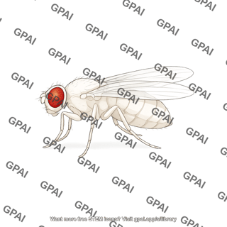 Drosophila lateral female white body