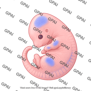 Mouse embryo e12.5 positive reporter signal