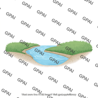 Stream with grass