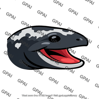 Marbled salamander mouth