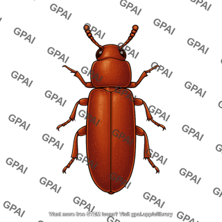 Red flour beetle tribolium castaneum