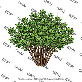 Leafy shrub