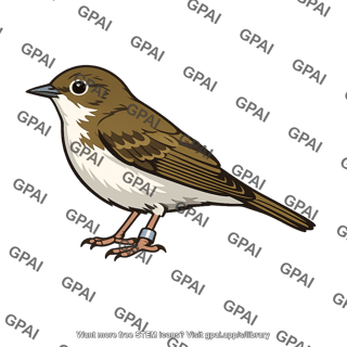 Songbird breeding adult banded