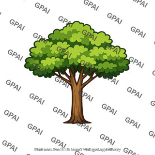 Tree widely spaced