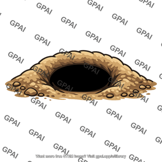 Burrow entrance
