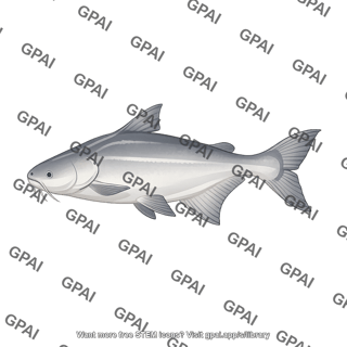 Mekong giant catfish pangasianodon gigas