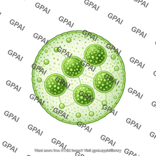 Microalgae volvox