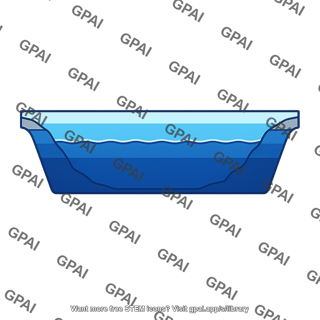 Freshwater lake stratified