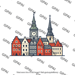 European city skyline