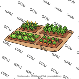 Vegetable garden plot