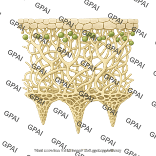 Lichen cross section