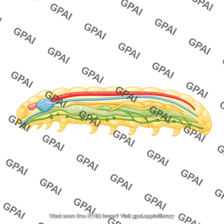 Egyptian cotton leafworm spodoptera littoralis larva internal anatomy