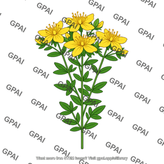 St johns wort flowering