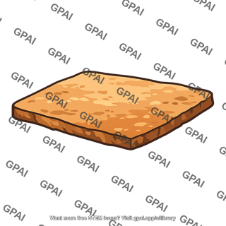Toasted bread slice