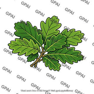 Oak foliage