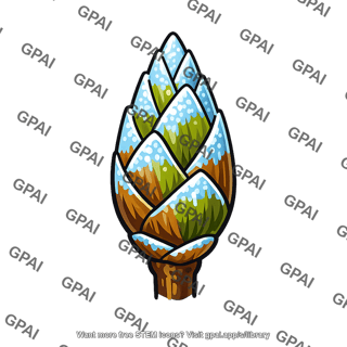 Plant bud frozen