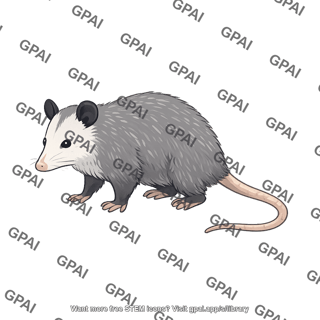 Virginia opossum didelphis virginiana