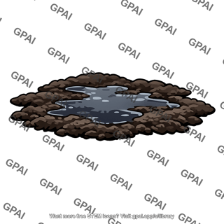 Water saturated soil