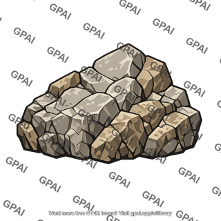 Mineable rock