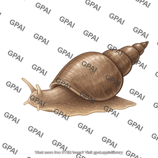 Great pond snail lymnaea stagnalis