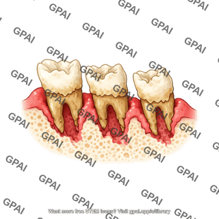Mouse teeth molars gums peridontitis