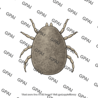 Soft bodied tick ornithodoros tartakovsky
