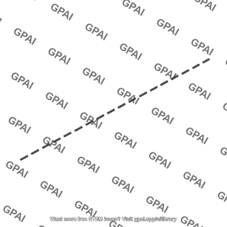 Diagonal dashed line