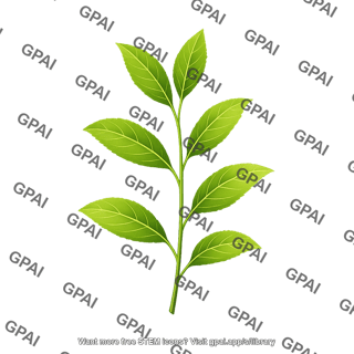 Tea plant branch camellia sinensis