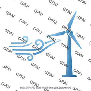 Wind turbine symbol